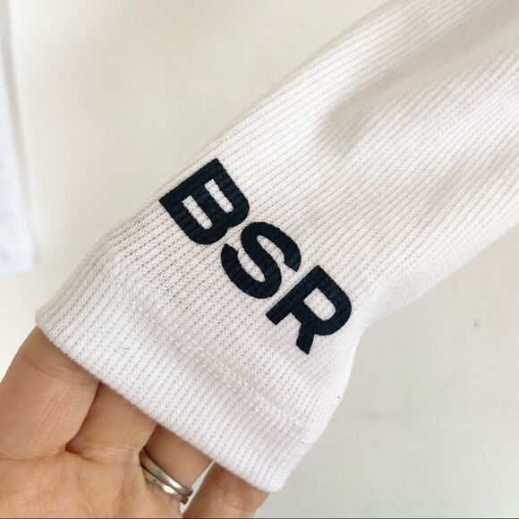 By Samii Ryan Daisy White Long Sleeve Crop Top Size Small - Picture 6 of 6